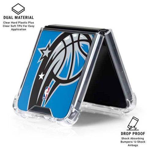 NBA Orlando Magic Large Logo Galaxy Z Flip6 Clear Case